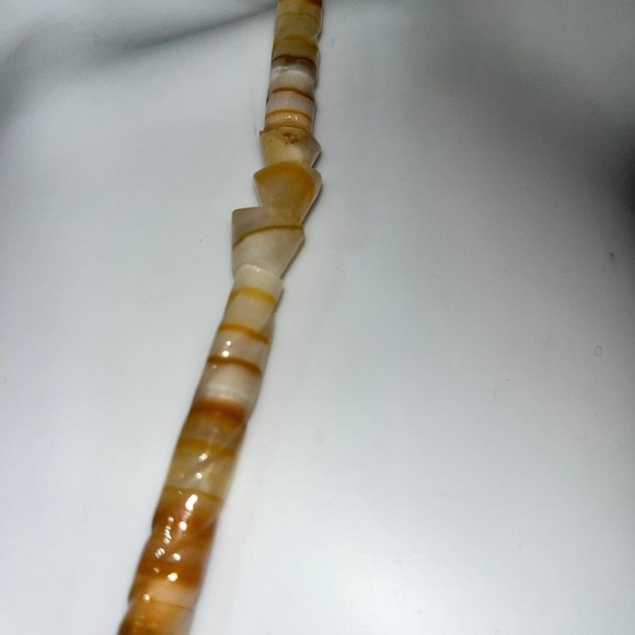 Vintage Honey Quartz Pendant with Mexican Onyx Necklace - Picture 5 of 10